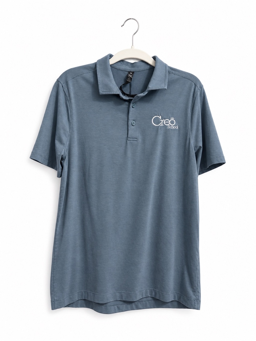 lululemon athletica Men's Polo in Slate Blue size small Creo school Montessori